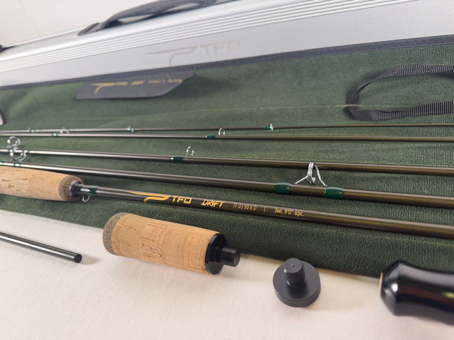 TFO Drift 9'3wt 6pc Multi-weight-Used Fly Rod