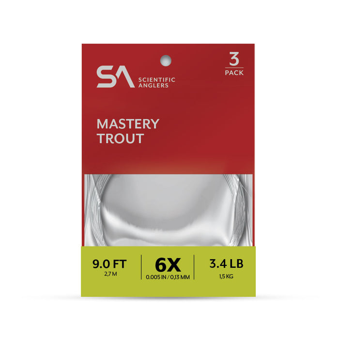 SA Mastery Trout Leader 3 Pack