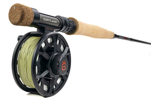 cortland fly rods and reels Guide Series Combo Outfit The Fairplay 8 FT fly fishing outfit features a 4 piece composite blank which is perfectly matched with our preloaded graphite matrix composite reel Cortland Fairplay 4-Piece Fly Rod