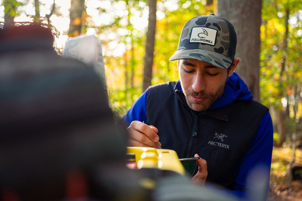 Fulling Mill Camo Trucker