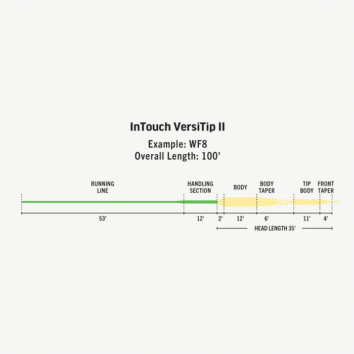 Rio InTouch VersiTip II Fly Line