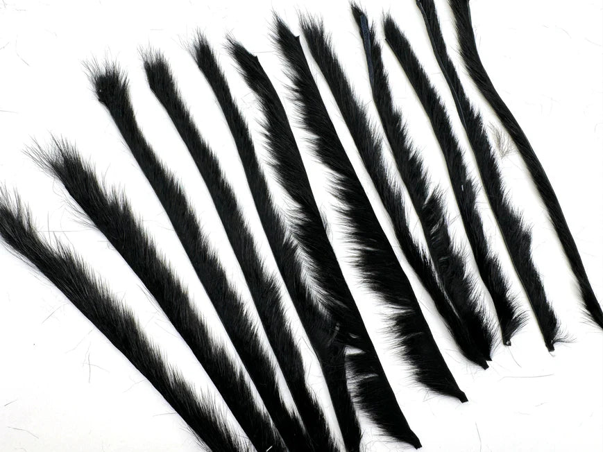 Moonlit Pine Squirrel Zonker Strip Half Hides