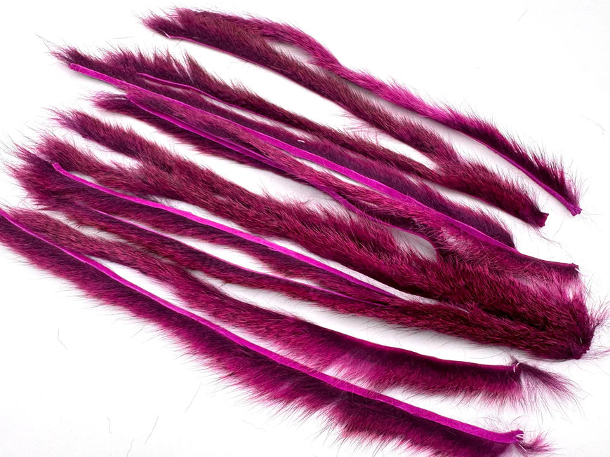 Moonlit Pine Squirrel Zonker Strip Half Hides