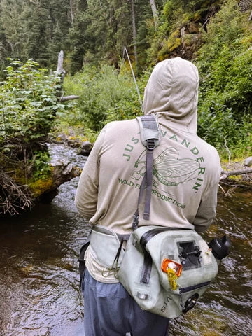 Wild Fly Just Wanderin' Bamboo Sun Hoodie-Sage