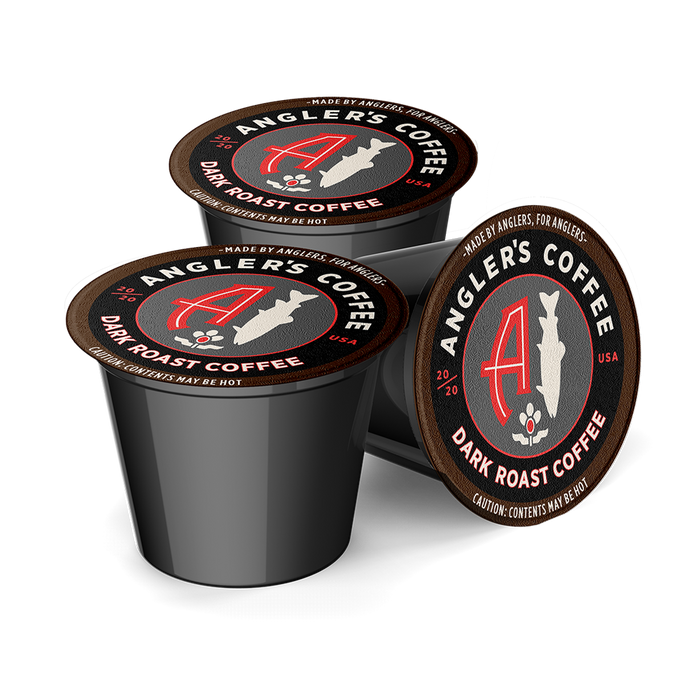 Angler's Coffee Single Serve Coffee Pods (Dark Roast)