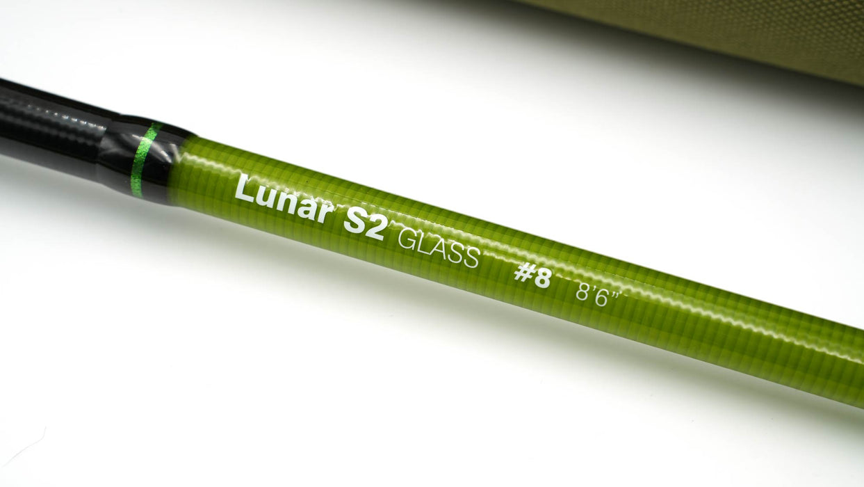Moonlit Lunar S2-GLASS Fiberglass Fly Rod w/case