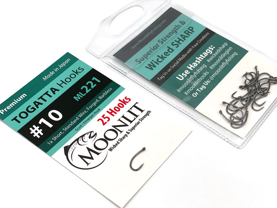 Moonlit TOGATTA ML221 Premium Barbless Hook