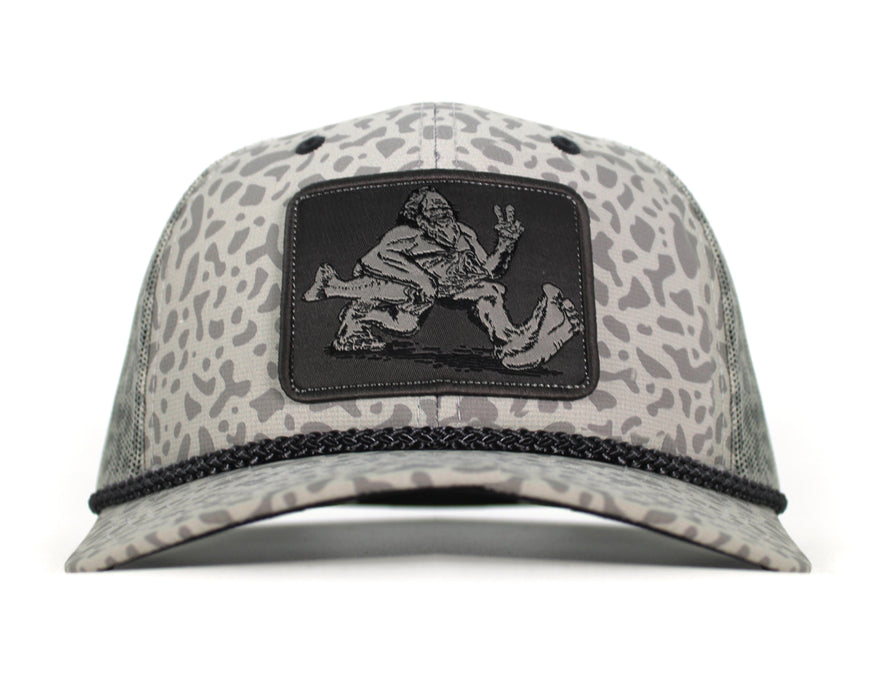 Bigfoot Bass Squatch Fishing 6-Panel Rope Cap