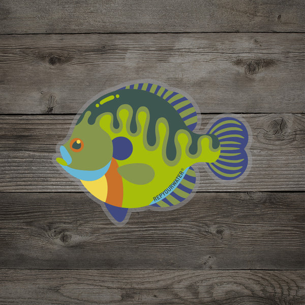 RepYourWater Retro Bluegill Sticker
