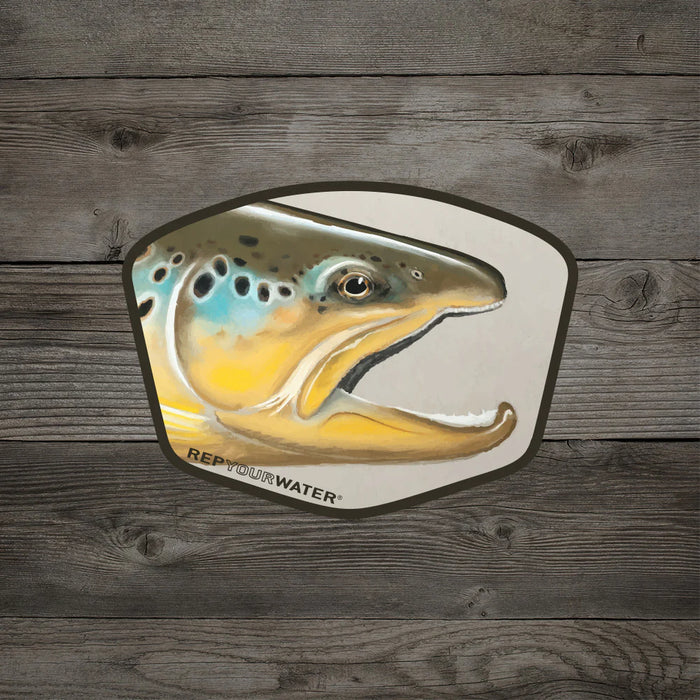 RepYourWater Trutta Portrait Sticker