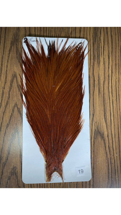 Sideling Hill Hackle Brown Rooster Cape No. 19