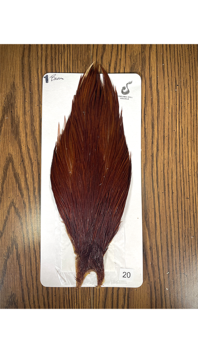 Sideling Hill Hackle Brown Rooster Cape No. 20