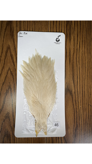 Sideling Hill Hackle Cream Hen Neck No. 46