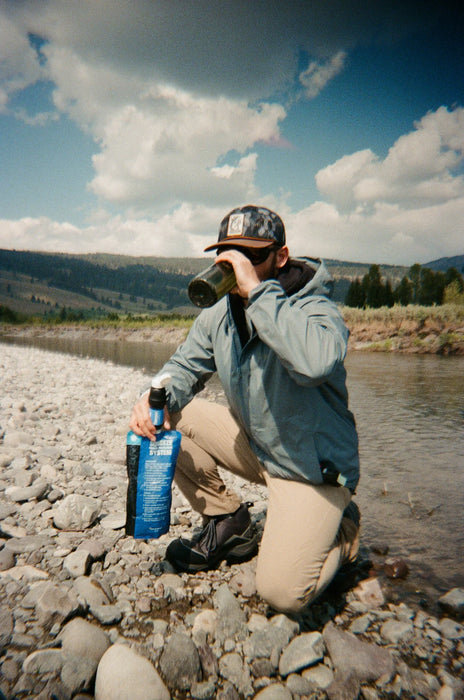 Wild Fly Trout Badge All Mesh Hat