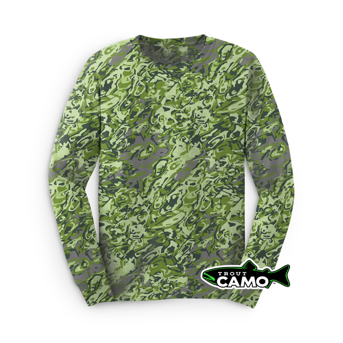 Trout Camo Long Sleeve Shirt