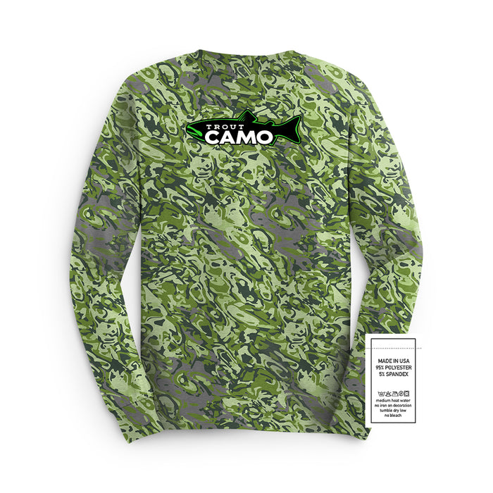 Trout Camo Long Sleeve Shirt