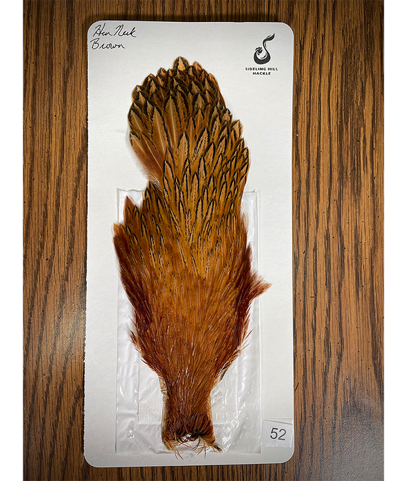 Sideling Hill Hackle Brown Hen Neck No. 52