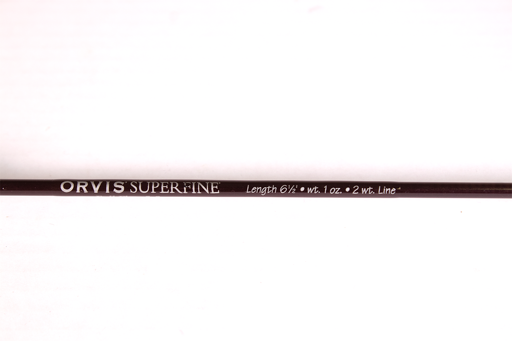 Used Orvis Superfine Full Flex 5.5 6ft 6in 2wt Fly Rod