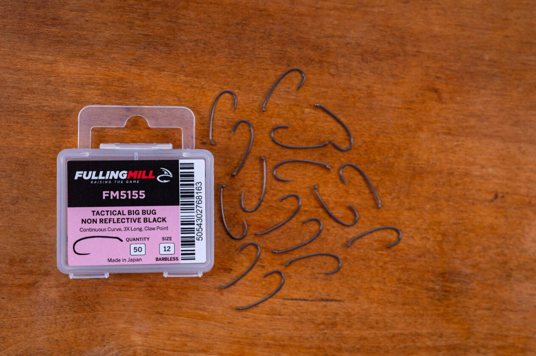 Fulling Mill Tactical Big Bug Non Reflective Black Hook