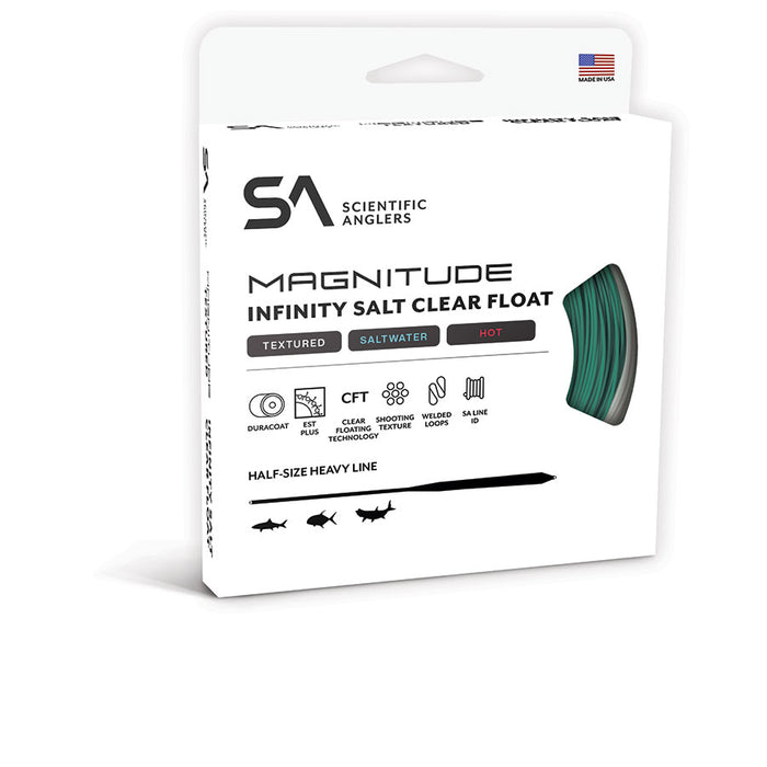 Scientific Anglers Magnitude Textured Infinity Salt Full Clear Fly Line