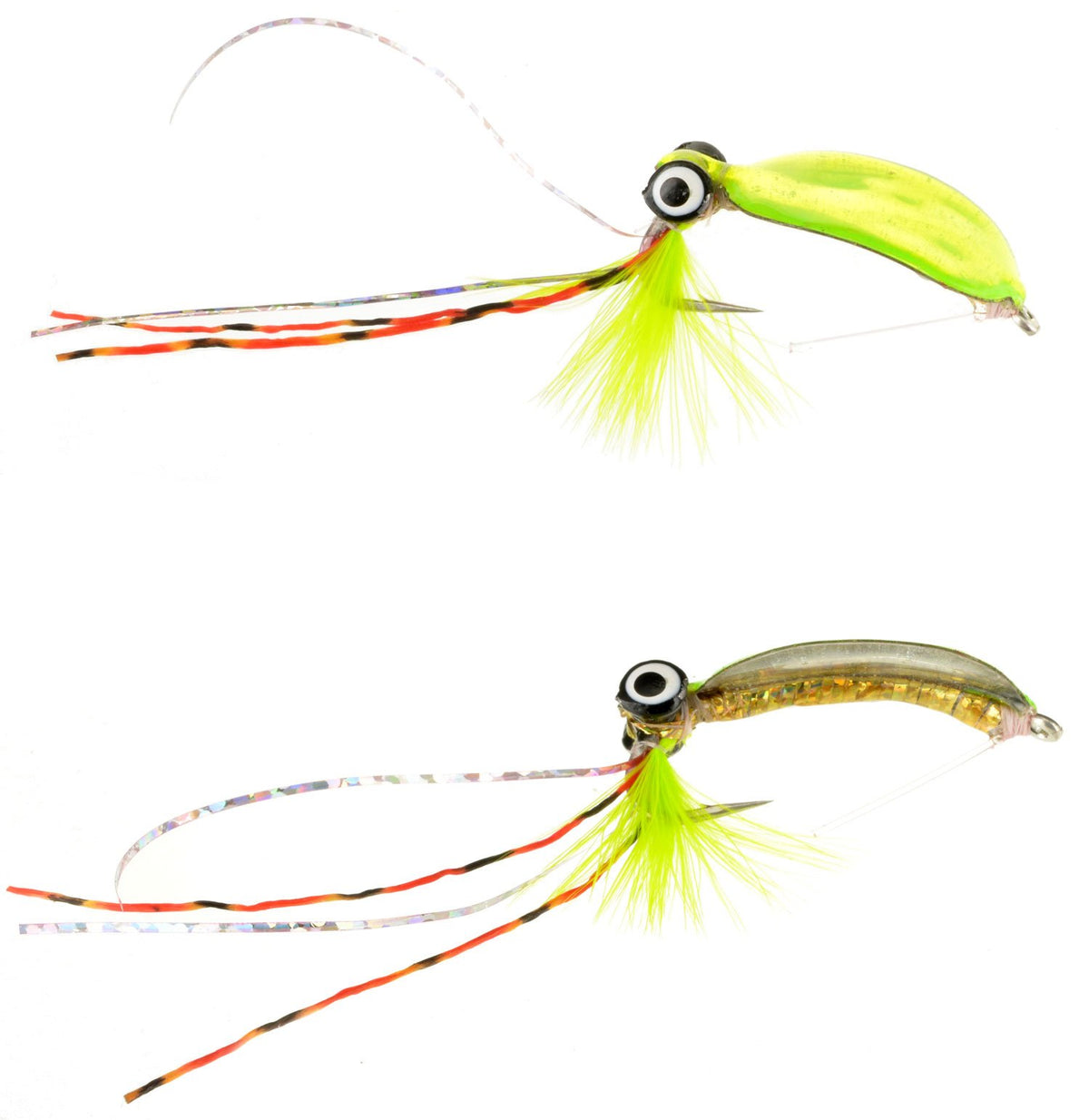 Micro Spoon Fly Pattern Narrow Body Spoon Fly - Chartreuse & Silver — Precisionflyandtackle