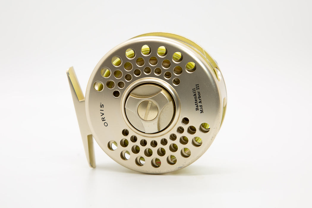 Orvis Battenkill Mid Arbor III Fly Reel – Light Gold (Used)