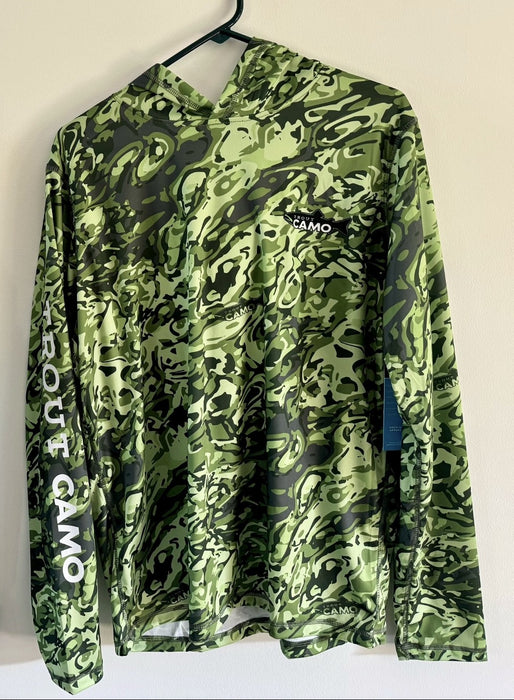 Trout Camo Sun Hoodie