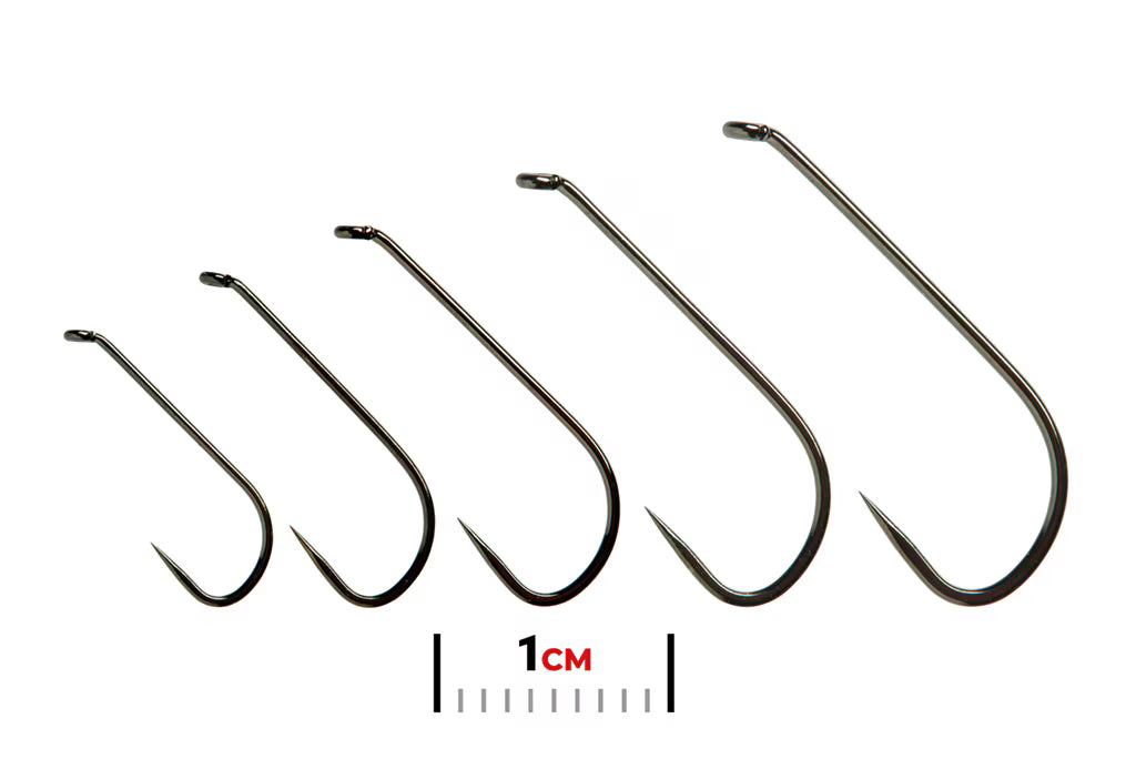 Fulling Mill Complete Dry Long Shank Black Nickel Barbless FM5165