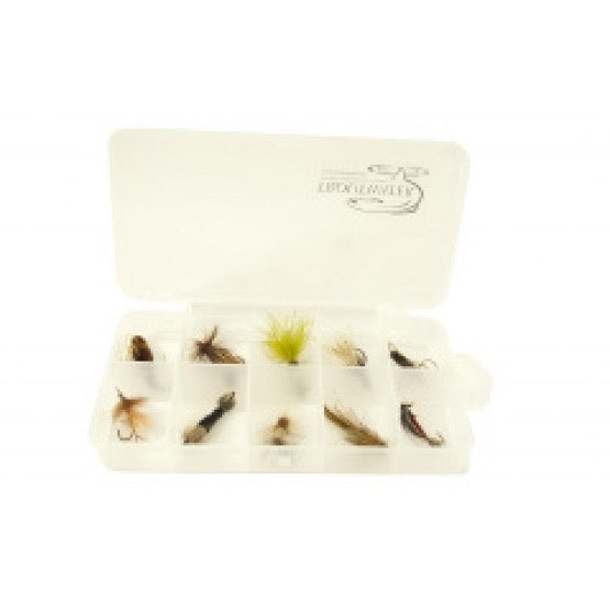 Precision Large 10-Compartment Clear Poly Box 7" x 3.75" x 1.25"