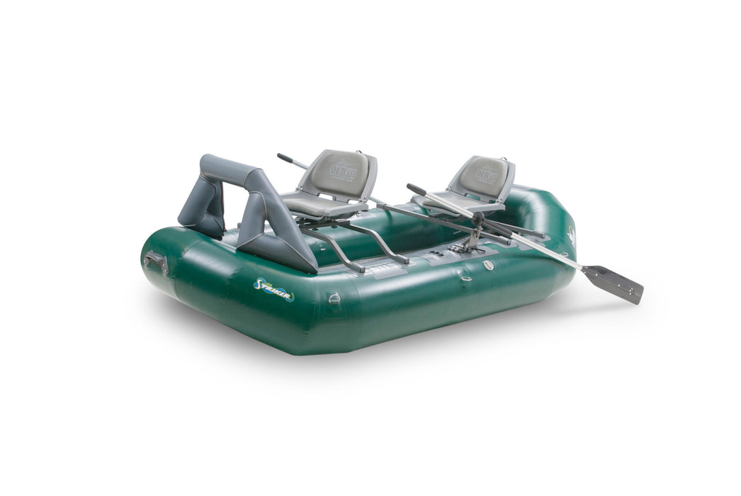 OSG Striker 2 Person Inflatable Fishing Raft Green