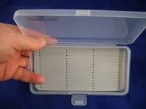Precision Clear Fly Box Slotted Foam
