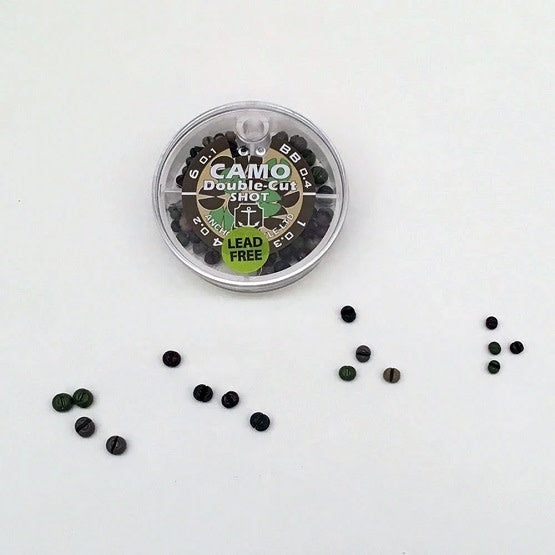 Anchor Non-Toxic Double Cut Round Camo Split Shot Dispenser ...