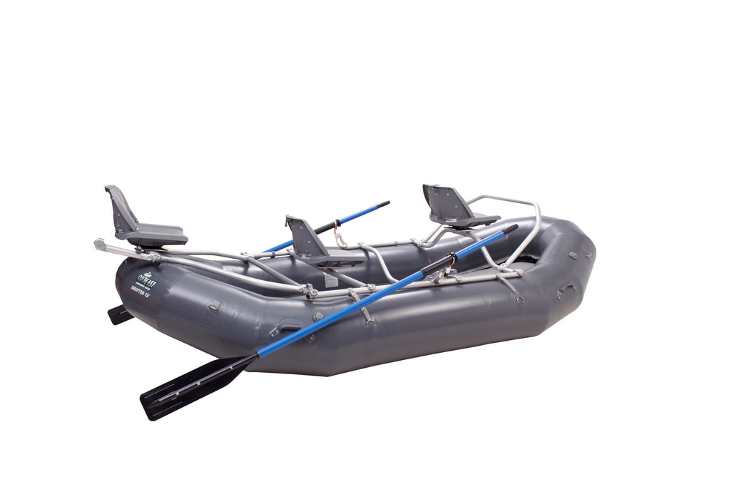 Drifter 13 Inflatable Fishing Raft w/ Frame Green