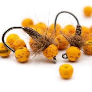 Firehole Speckled Tungsten Slotted Beads