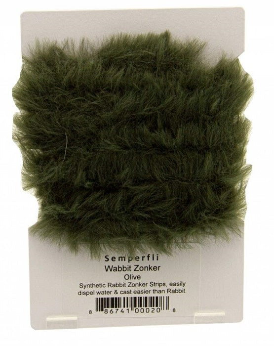 Semperfli Synthetic Rabbit Zonker Strips